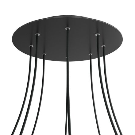 Round XXL Rose-One 8-hole and 4-side hole ceiling rosette set, 400 mm