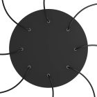 Round XXL Rose-One 8-hole and 4-side hole ceiling rosette set, 400 mm