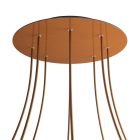 Round XXL Rose-One 8-hole and 4-side hole ceiling rosette set, 400 mm