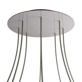   Round XXL Rose-One 8-hole and 4-side hole ceiling rosette set, 400 mm