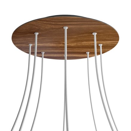 Round XXL Rose-One 8-hole and 4-side hole ceiling rosette set, 400 mm