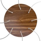 Round XXL Rose-One 8-hole and 4-side hole ceiling rosette set, 400 mm