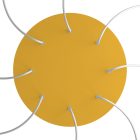 Round XXL Rose-One 8-hole and 4-side hole ceiling rosette set, 400 mm