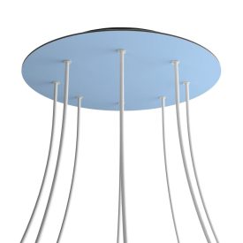   Round XXL Rose-One 8-hole and 4-side hole ceiling rosette set, 400 mm