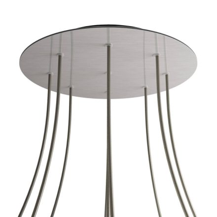 Round XXL Rose-One 9-hole and 4-side hole ceiling rosette set, 400 mm