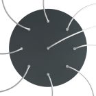 Round XXL Rose-One 9-hole and 4-side hole ceiling rosette set, 400 mm