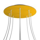 Round XXL Rose-One 9-hole and 4-side hole ceiling rosette set, 400 mm