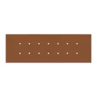 Rectangular XXL Rose-One 14-hole and 6-side hole ceiling rosette set, 675 x 225 mm
