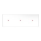 Rectangular XXL Rose-One series ceiling rose set with 3 holes and 6 side holes, 675 x 225 mm