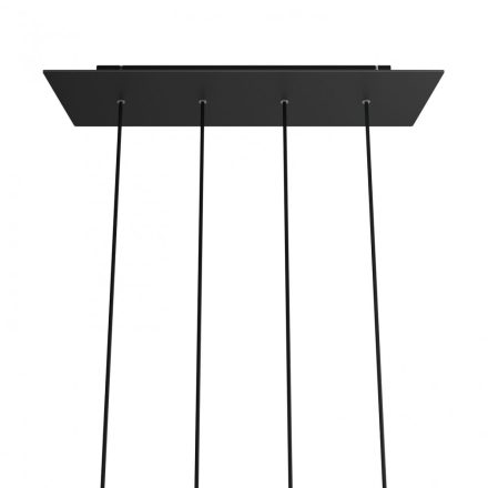 Rectangular XXL Rose-One 4 hole and 6 side hole ceiling rose set, 675 x 225 mm