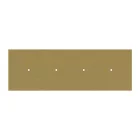 Rectangular XXL Rose-One series 4-hole and 6-side hole ceiling rosette set, 675 x 225 mm