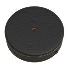  Leather-covered wooden ceiling rose set