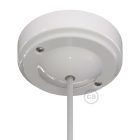 Porcelain "Minimal" ceiling rosette set