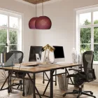 Dome lampshade made of thread - 100% handmade