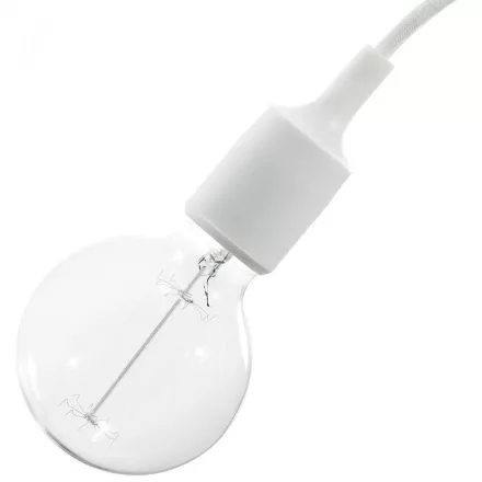  Silicone E27 lamp holder set