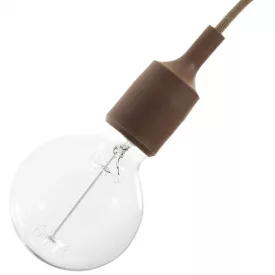  Silicone E27 lamp holder set