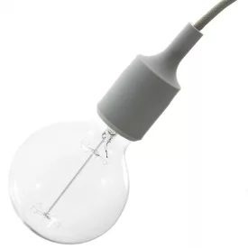  Silicone E27 lamp holder set