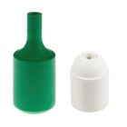  Silicone E27 lamp holder set