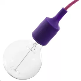  Silicone E27 lamp holder set
