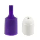  Silicone E27 lamp holder set
