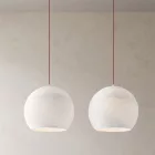  Light pendant lamp with 675 mm rectangular XXL Rose-One, fabric cable and Dome M lampshade