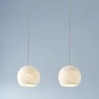  Light pendant lamp 675 mm rectangular XXL Rose-One with fabric cable and Dome XS lampshade