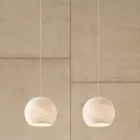  Light pendant lamp 675 mm rectangular XXL Rose-One with fabric cable and Dome XS lampshade