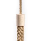 Wooden end cap for 2XL rope cables