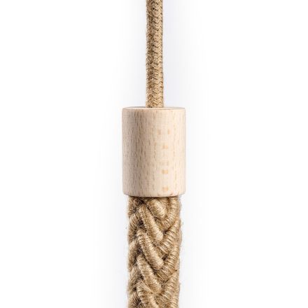 Wooden end cap for 2XL rope cables