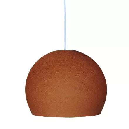 Dome lampshade made of thread - 100% handmade