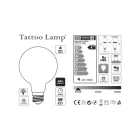  LED bulb Globe G125 short filament - Tattoo Lamp® Otto 4W 420Lm E27 2700K