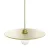  UFO COLOR, lacquered wooden lampshade, yellow