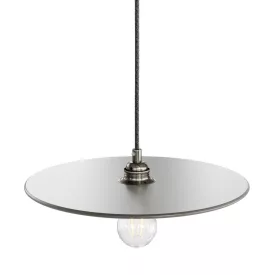 UFO COLOR, lacquered wood lampshade gray