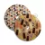 UFO wooden lampshade Special edition Italian illustrators, double-sided - 33 cm diameter