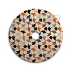 UFO wooden lampshade Special edition Italian illustrators, double-sided - 33 cm diameter