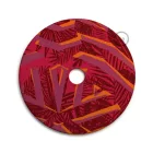 UFO wooden lampshade Special edition Italian illustrators, double-sided - 33 cm diameter
