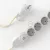  German Power Strip with ivory-coated electrical cable RM00 and Schuko plug with comfort ring
