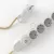 German Power Strip Jute RN06 with electrical cable and Schuko plug with comfort ring
