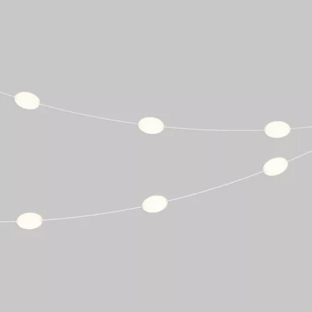 6-light outdoor string lights IP67 - Marina6