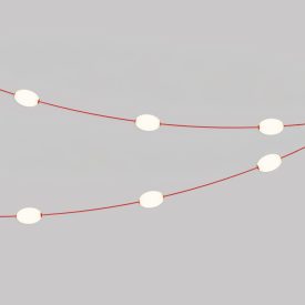 6-light outdoor string lights IP67 - Marina6