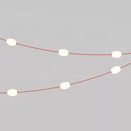 6-light outdoor string lights IP67 - Marina6
