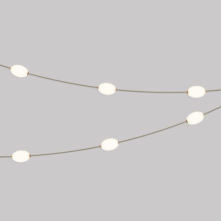 6-light outdoor string lights IP67 - Marina6