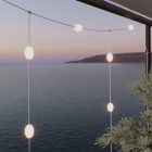Outdoor string lights with 7 lights, IP67 - Marina GRID