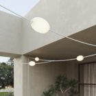 Outdoor string lights with 7 lights, IP67 - Marina GRID