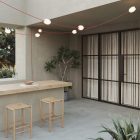 Outdoor string lights with 7 lights, IP67 - Marina GRID