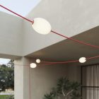 Outdoor string lights with 7 lights, IP67 - Marina GRID