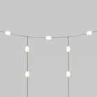 Outdoor string lights with 7 lights, IP67 - Marina GRID