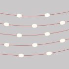 12 bright outdoor string lights IP67 - Marina12