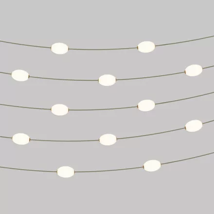 12 bright outdoor string lights IP67 - Marina12