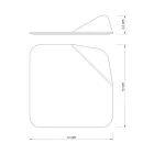 Metal base for smooth surfaces Magnetico lamp